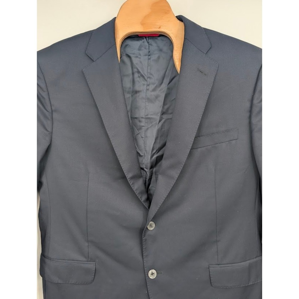 Samuelsohn Performance Blue Men's Wool Suit Jacket Loro Piana  sz 46 R
